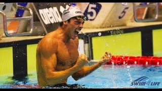 Gregorio Paltrinieri breaks European Record 1433  1500m Freestyle [upl. by Sheelagh592]