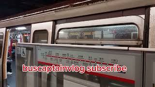 Hongkong MTR Route Redline Tsuen Wan to Central [upl. by Zakaria]