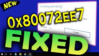 How to Fix Error 0x80072ee7 in Windows 10 \ 8 \ 7 [upl. by Ekeiram99]