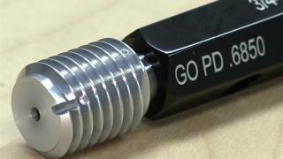 How To Use Thread Plug Gages Technical Series 101 [upl. by Nahtam]