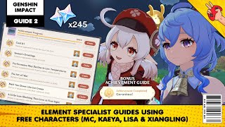 Genshin Impact Guide Element Specialist Achievements [upl. by Jaehne]