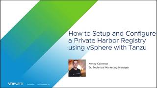 How to Set Up a Harbor Registry with SelfSigned Certificates for Tanzu Kubernetes Clusters [upl. by Kery]