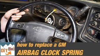 How to Replace a Clock Spring amp Remove Steering Wheel  Silverado [upl. by Khalil]