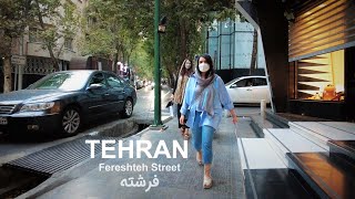 TEHRAN Iran 2021 Fereshteh Street  تهران1400 خیابان فرشته [upl. by Eb]