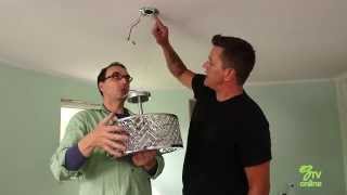 How To Install a Light Fixture [upl. by Elda]