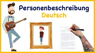 Personenbeschreibung  kurz amp knackig  Deutsch [upl. by Miko]