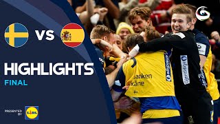 Sweden vs Spain  Highlights  Men’s EHF EURO 2022 [upl. by Ibot]