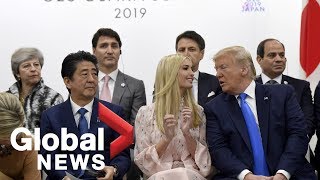 G20 womens empowerment event with Ivanka Trump Shinzo Abe and world leaders [upl. by Magna]