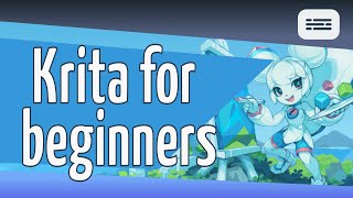 Digital Painting Krita for beginners [upl. by Sibie]