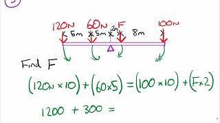 GCSE Physics  Moments worked examples [upl. by Joelle]