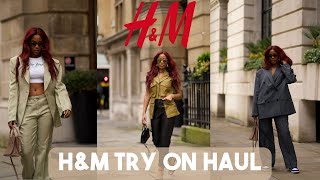 HampM TRY ON HAUL  HampM NEW IN SPRING HAUL  HampM STUDIO COLLECTION HAUL [upl. by Bouton]