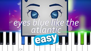 SistaProd  Eyes Blue Like The Atlantic  EASY PIANO TUTORIAL [upl. by Brina63]