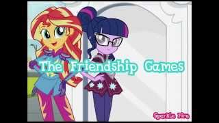 MLP Friendship Games  The Friendship Games  Lyric [upl. by Egnalos189]