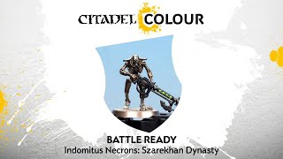 How to Paint Battle Ready Indomitus Necrons – Szarekhan Dynasty [upl. by Ezitram578]