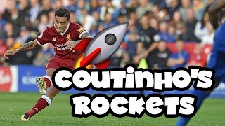 Philippe Coutinhos stunning Premier League goals from outside the box  Pick your favourite [upl. by Grenier593]