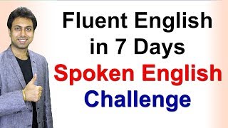 How to Speak Fluent English in 7 Days  Speaking Fluently  Awal [upl. by Hgielrebma906]