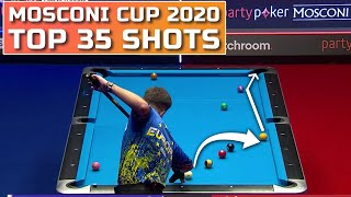 TOP 35 BEST SHOTS  Mosconi Cup 2020 9Ball Pool [upl. by Esinned598]