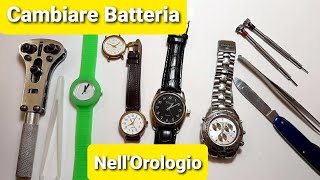 Come Cambiare la Batteria dellOrologio  Tutorial [upl. by Anelys412]