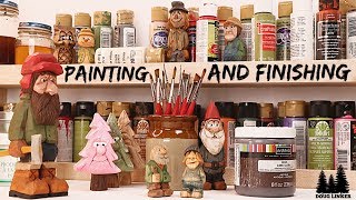 How to PaintFinish Your Woodcarvings [upl. by Yenettirb]