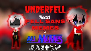 Underfell react to Red Memes and AU Memes Bonus [upl. by Raila77]