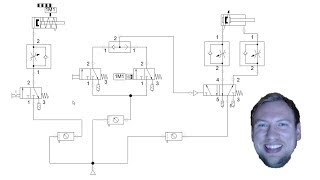 Pneumatics Logic Circuits  FESTO FluidSIM Part 2 [upl. by Winfield707]