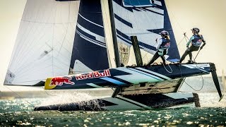 Sailing the quotFlying Phantomquot Catamaran  Red Bull Foiling Generation [upl. by Ori]