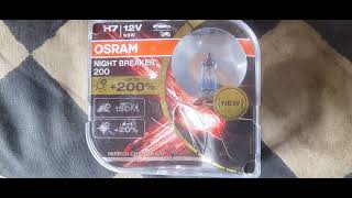 Osram Night Breaker 200  H7 [upl. by Rimaa]