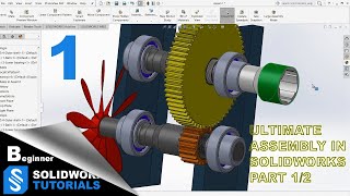 Ultimate SolidWorks Assembly tutorial for Beginners  Part 1 [upl. by Olotrab838]