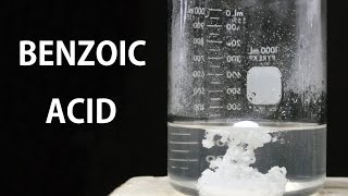 Making Benzoic Acid from sodium benzoate [upl. by Oalsinatse]