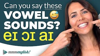 Pronunciation Practice 👄 Difficult Vowel Sounds DIPHTHONGS [upl. by Nerek]