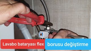 Tezgah üstü Bataryanın eskiyen Flex Borusu Nasıl Değiştirilir [upl. by Demmer]