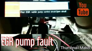 Renault Trafic EGR coolant pump fault [upl. by Nibaj]