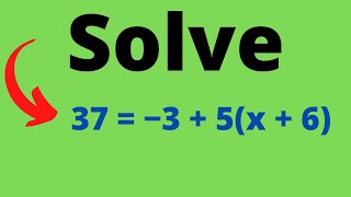 Solve Multistep Equations [upl. by Yreva]