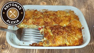 Τέλειο Ογκρατέν πατάτας με κοτόπουλο Chicken with potatoes ograten ENG SUBS kritonas alexia [upl. by Aikehs816]