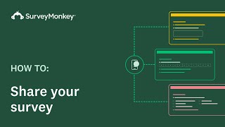 Sharing surveys with SurveyMonkey [upl. by Zacks]