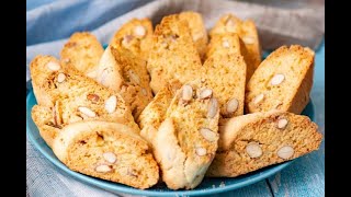 Cantucci original italian almond cookies recipe [upl. by Atiner]