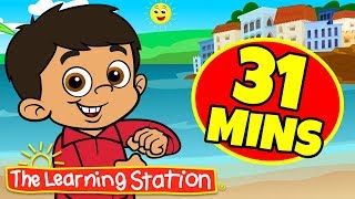 A Ram Sam Sam Song ♫ The Learning Station ♫ 31 Mins Compilation ♫ Videos for Kids [upl. by Oilcareh]