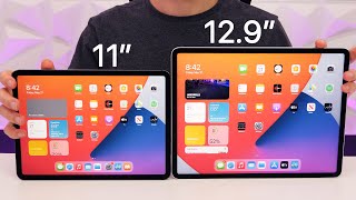 11inch vs 129inch M1 iPad Pro 2021  Unboxing amp Comparison [upl. by Allac]