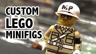 How Brickmania Creates Amazing LEGO WWII Minifigures [upl. by Ulane509]