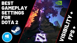 Dota 2  Settings for Best FPS in 2021  Game Mode  Nvidia  Launch Options  Power Options NO LAG [upl. by Aryamo466]