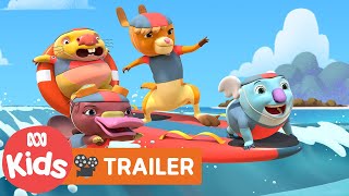 Kangaroo Beach OFFICIAL TRAILER  ABC Kids [upl. by Tacy908]