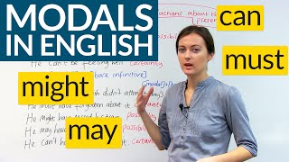 English Grammar Modal Verbs of Certainty – MIGHT MAY MUST CAN [upl. by Angelico]