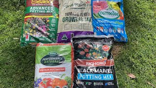 Compare 5 Common Potting Mixes available from Bunnings in Melbourne [upl. by Eldreda]