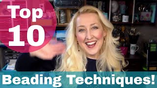 Top 10 Techniques for Beaded Jewelry [upl. by Assetan]