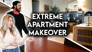 EXTREME APARTMENT MAKEOVER  DIY Transformation From Start To Finish [upl. by Nivej597]