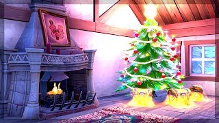 FORTNITE FESTIVE LOBBY MUSIC 1 HOUR  FIREPLACE amp CHRISTMAS TREE [upl. by Macnamara]