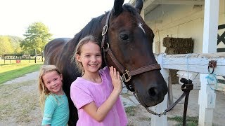 Addys First Horseback Riding Lesson [upl. by Assiled]