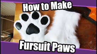 Tutorial 5 Hand Paws for Fursuits amp Cosplay  PDF Pattern [upl. by Orazio]