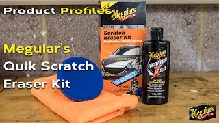 Meguiars Quik Scratch Eraser Kit  Product Profiles [upl. by Atilrac]