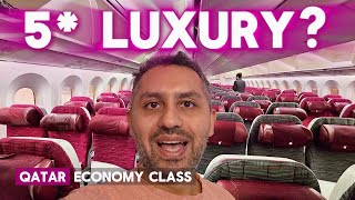 ECONOMY on Qatar Airways is it 5 star [upl. by Hannahs]